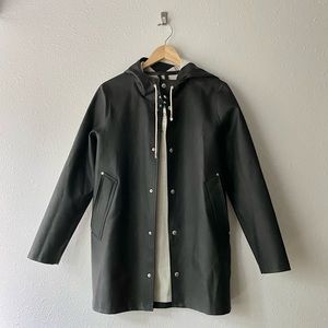 Stutterheim Raincoat - Dark Navy Blue